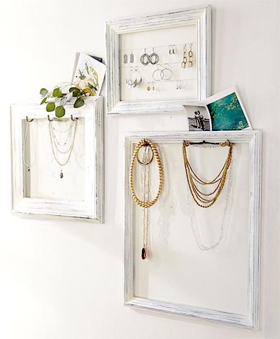 several frames hung different ways