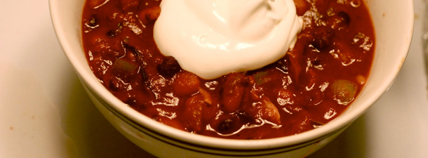 The Best (shh, Vegan!) Chili in the World – $.70