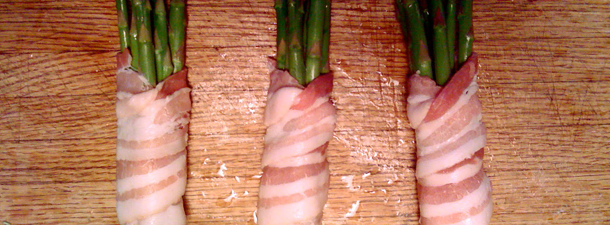 Grilled Bacon Asparagus – $.36