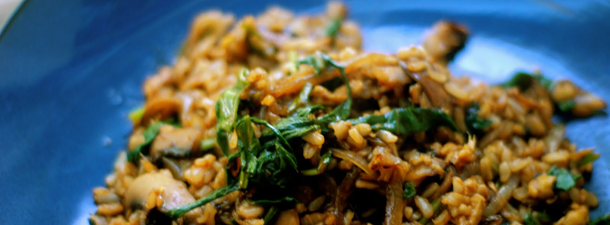 Asian Vegetable "Fried" (Brown) Rice – $.85