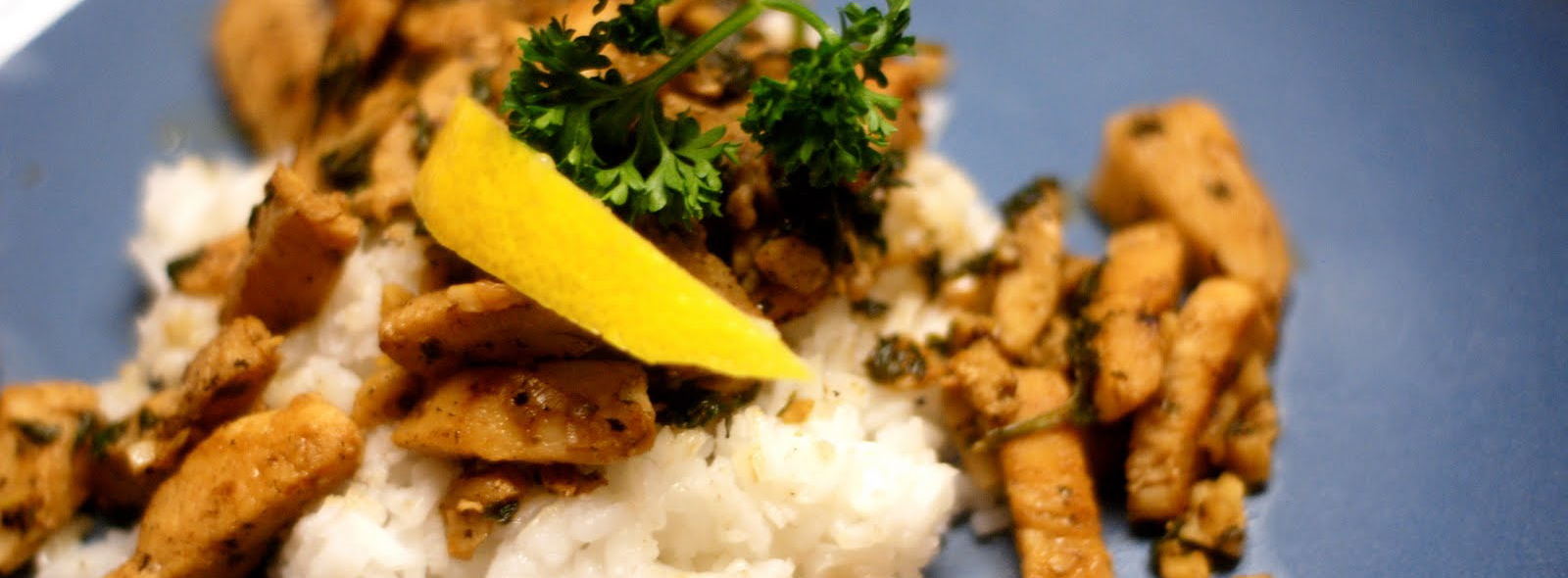 Lemon Garlic Chicken over Rice – $1.73